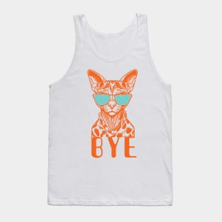 Cat Says Bye Tank Top